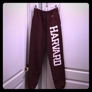 champion harvard sweatpants